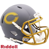 Chicago Bears Slate Speed Mini Football Helmet
