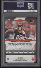2020 Panini Prizm Tee Higgins RC #308 Orange Disco Prizm Auto PSA AUTHENTIC
