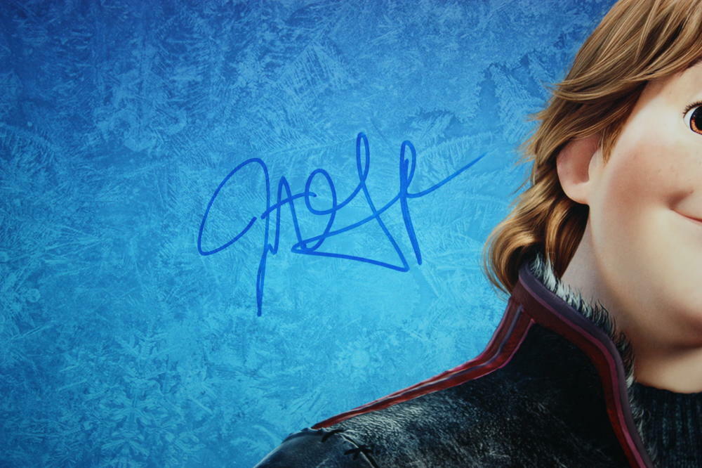 Jonathan Groff Autographed Kristoff from Frozen 16x20 Photo- JSA Authenticated