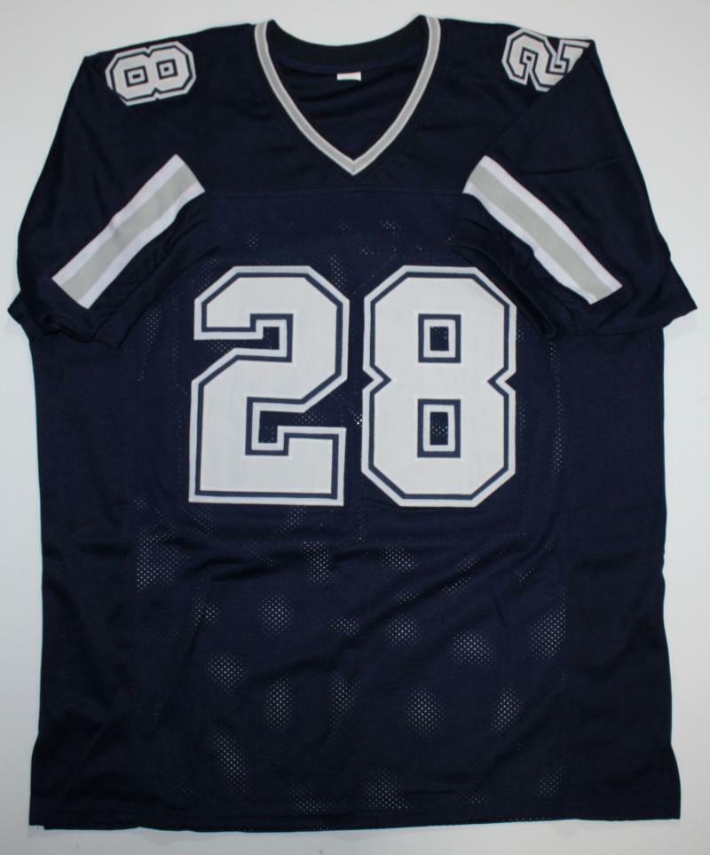 Darren Woodson Autographed Blue Dbl Stitch Pro Style Jersey *8- JSA Witness Auth