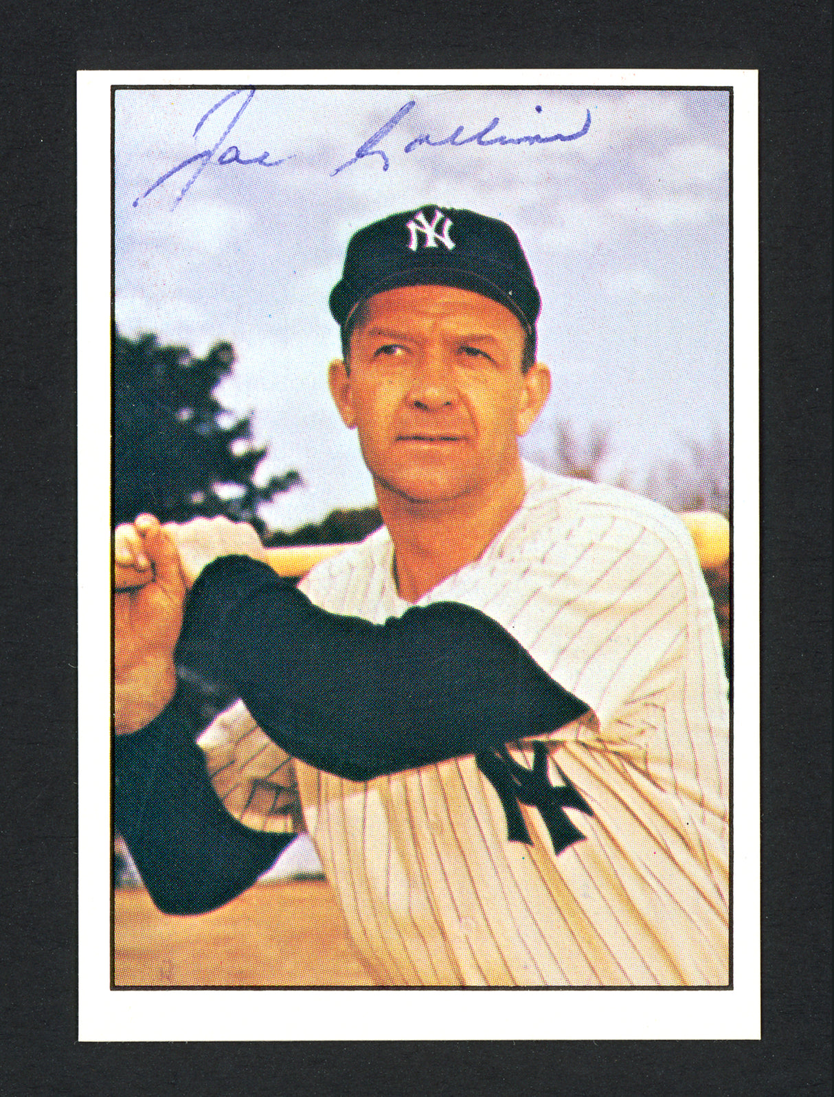 Joe Collins Autographed 1979 TCMA Card #21 New York Yankees SKU #162267