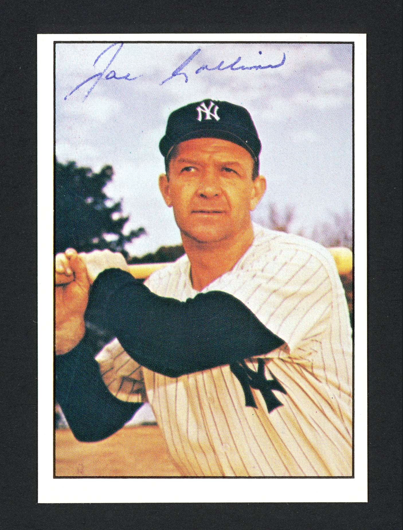 Joe Collins Autographed 1979 TCMA Card #21 New York Yankees SKU #162267