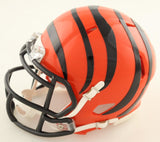 Tee Higgins Autographed Cincinnati Bengals SPeed Mini Helmet - Beckett