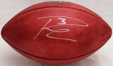 Russell Wilson Autographed Official NFL Leather Football Seattle Seahawks Beckett BAS QR #BF24939
