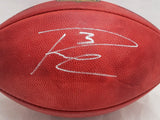 Russell Wilson Autographed Official NFL Leather Football Seattle Seahawks Beckett BAS QR #BF24939