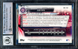 Juan Soto Autographed 2017 Bowman Draft Rookie Card #BD162 New York Yankees Auto Grade Gem Mint 10 Beckett BAS Stock #205932