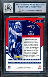 Mac Jones Autographed 2021 Panini Absolute Rookie Card #109 New England Patriots Auto Grade Gem Mint 10 Beckett BAS Stock #205969