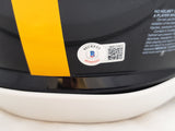 Kenny Pickett Autographed Pittsburgh Steelers Black Full Size Authentic Speed Helmet Beckett BAS QR Stock #205920
