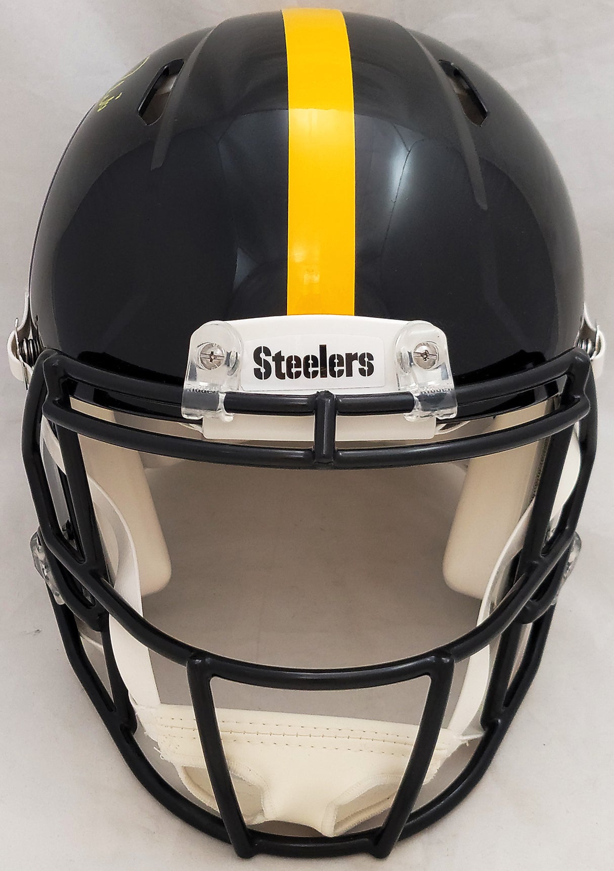 Kenny Pickett Autographed Pittsburgh Steelers Black Full Size Authentic Speed Helmet Beckett BAS QR Stock #205920