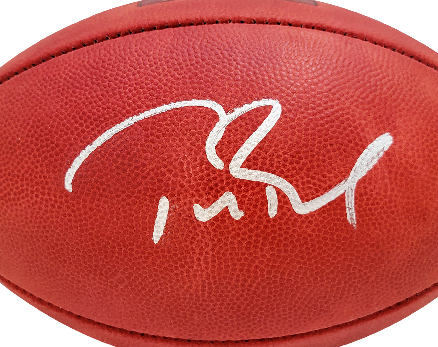 Tom Brady Autographed Official SB LI Leather Football New England Patriots Fanatics Holo Stock #205689
