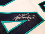 Seattle Mariners Ken Griffey Jr. Autographed White Nike Cooperstown Edition Jersey HOF Patch Size XXL Beckett BAS QR Stock #206025