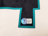 Seattle Mariners Ken Griffey Jr. Autographed White Nike Cooperstown Edition Jersey HOF Patch Size XXL Beckett BAS QR Stock #206025