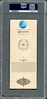 John Elway Autographed 1998 Super Bowl XXXII Ticket Denver Broncos PSA 9 Auto Grade Mint 9 PSA/DNA #63633174