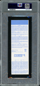 Ichiro Suzuki Autographed 2001 ALDS Game 1 Ticket Seattle Mariners PSA 4 Auto Grade Mint 9 "1st Playoff Game 3-4" PSA/DNA #63633230