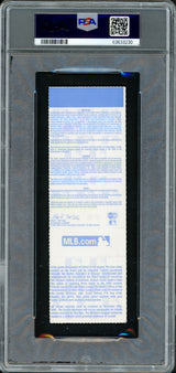 Ichiro Suzuki Autographed 2001 ALDS Game 1 Ticket Seattle Mariners PSA 4 Auto Grade Mint 9 "1st Playoff Game 3-4" PSA/DNA #63633230