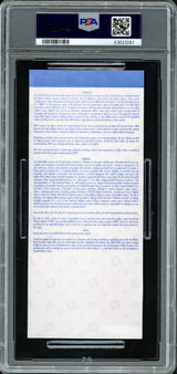 Ichiro Suzuki Autographed 2006 WBC Semi-Final Ticket Seattle Mariners PSA 8 Auto Grade Gem Mint 10 "06 WBC Champs" PSA/DNA #63633261