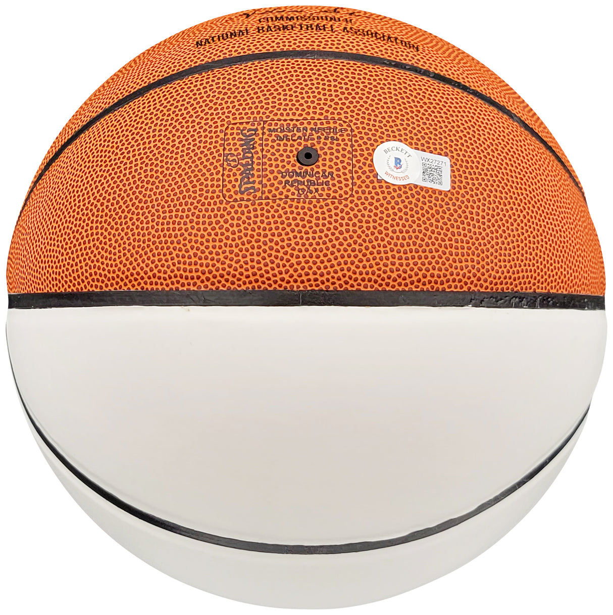 Gary Payton Autographed Official Spalding White Panel Basketball Seattle Supersonics "HOF 2013" Beckett BAS QR Stock #206122