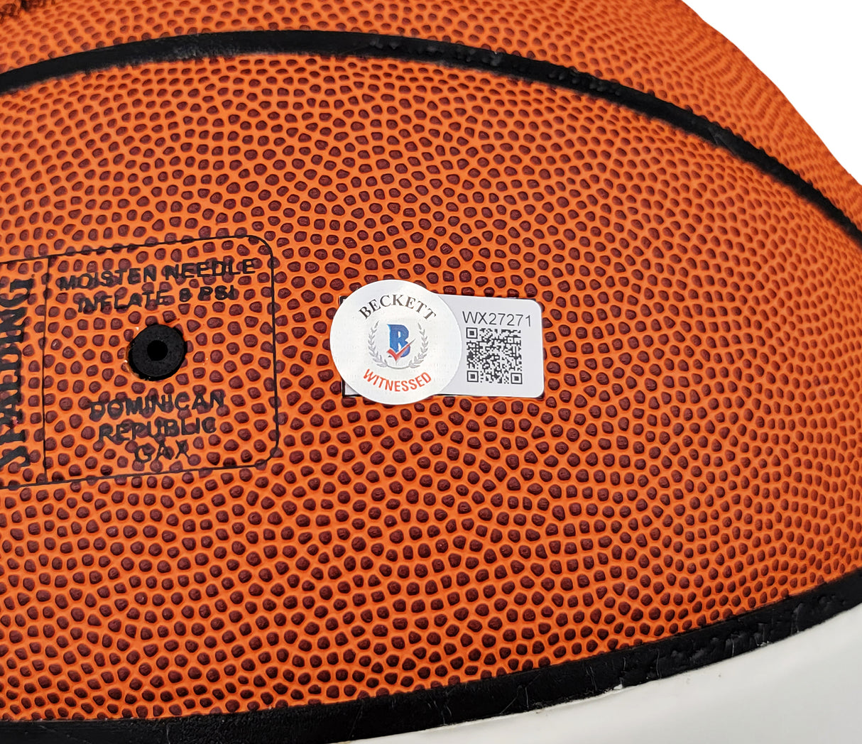 Gary Payton Autographed Official Spalding White Panel Basketball Seattle Supersonics "HOF 2013" Beckett BAS QR Stock #206122