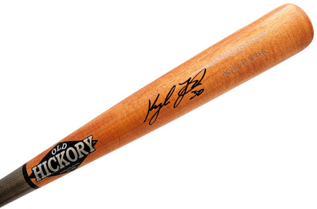 Kyle Tucker Autographed Orange Old Hickory 33.5 Pro Maple KT30P Game Model Bat Houston Astros Beckett BAS QR Stock #206492