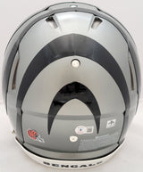 Ja'Marr Chase Autographed Cincinnati Bengals Flash Gray Full Size Authentic Speed Helmet Beckett BAS QR Stock #205624