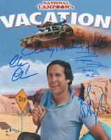 Vacation (4) Chase, D'Angelo, Hall & Barron Signed 11x14 Photo BAS Witnessed 6