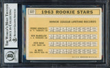 Pete Rose Autographed 1963 Topps Rookie Card #537 Cincinnati Reds Auto Grade Gem Mint 10 "My Rookie Card" Beckett BAS #14127346