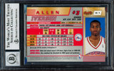 Allen Iverson Autographed 1996-97 Bowman's Best Rookie Card #R1 Philadelphia 76ers Auto Grade Gem Mint 10 Beckett BAS Stock #205787