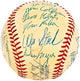 1978 Mariners Team Signed Autographed MacPhail AL Baseball With 25 Sigs SKU #234607