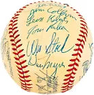 1978 Mariners Team Signed Autographed MacPhail AL Baseball With 25 Sigs SKU #234607