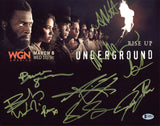 Underground (Aldis Hodge, Alano Miller +7) Signed 11X14 Photo BAS #A09870