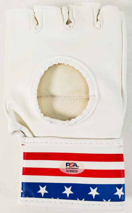 Kayla Harrison Signed USA Flag Olympic MMA Glove - PSA