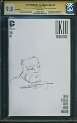Frank Miller Signed Batman Dark Knight III The Master Race #1 w/ Sketch CGC 9.8