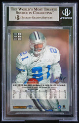1998 Flair Showcase Row 3 #31 Deion Sanders Auto Cowboys BGS Autograph 10