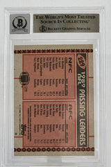 1990 Topps Disclaimer Back #229A Joe Montana Boomer Esiason Dual Auto BGS Auto10