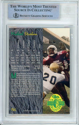 1993 Classic Four Sport #146 Michael Strahan RC New York Giants BGS Autograph 10