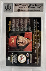 1993 Pinnacle #277 Joe Montana Auto Kansas City Chiefs BGS Autograph 10