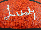 James Worthy Autographed Official NBA Wilson Basketball-Beckett W Hologram