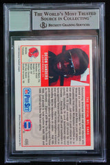 1989 Pro Set #486 Deion Sanders Atlanta Falcons BGS Autograph 10
