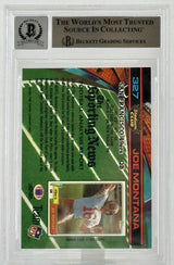 1991 Topps Stadium Club #327 Joe Montana Auto SF 49ers BGS Autograph 10