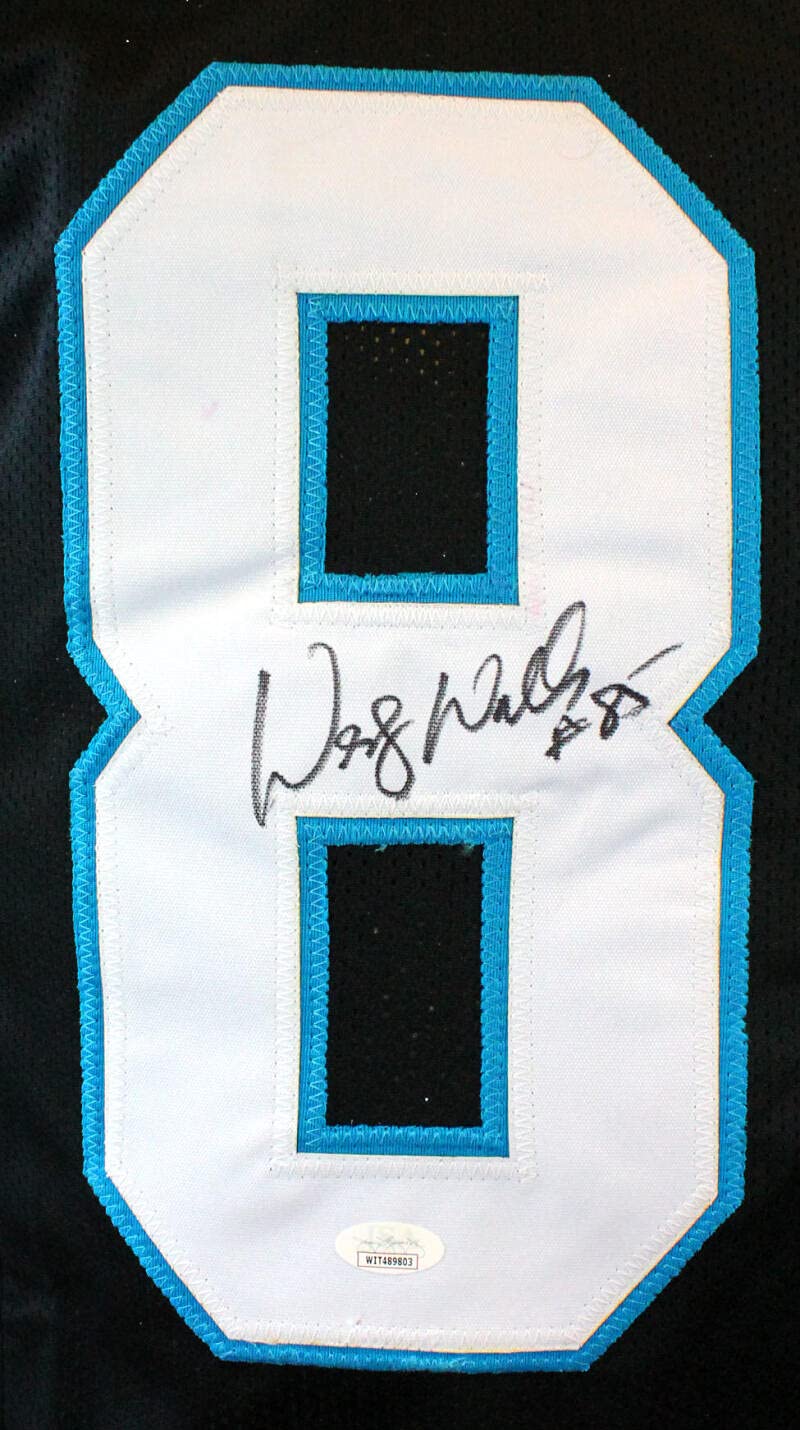 Wesley Walls Autographed Black Pro Style Jersey- JSA Witnessed Auth *Black