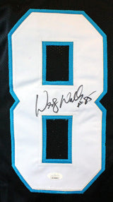 Wesley Walls Autographed Black Pro Style Jersey- JSA Witnessed Auth *Black