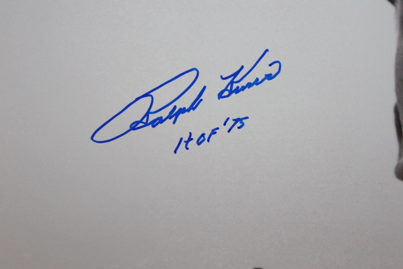 Ralph Kiner Autographed 16x20 B&W Up Close Photo- JSA Authenticated