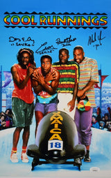 Lewis, Doug, Leon & Yoba Signed 18x12 Photo Autographed 18X12 Cool Runnings-JSAW