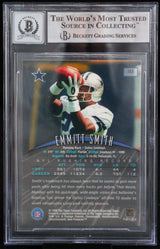 1998 Finest #160 Emmitt Smith Auto Dallas Cowboys BGS Autograph 10