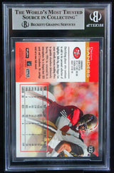 1995 Skybox Impact #132 Deion Sanders Auto 49ers BGS Autograph 10
