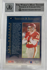1994 Collector's Choice #47 Joe Montana Auto Kansas City Chiefs BGS Autograph 10