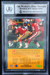 1993 Pro Line Live #124 Joe Montana Auto Kansas City Chiefs BGS Autograph 10