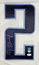 DeMarco Murray Autographed White Pro Style Jersey- JSA W Authenticated