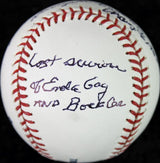 Theodore Van Kirk - Navigator Enola Gay Crew Signed OML Baseball JSA #I30597