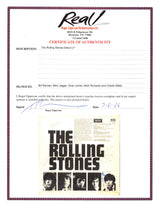 Rolling Stones (5) Jagger, Richards, Jones, Watts & Wyman Signed Album Cover BAS
